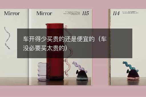 车开得少买贵的还是便宜的（车没必要买太贵的）